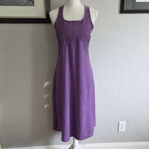 Elegant Purple Sleeveless Dress